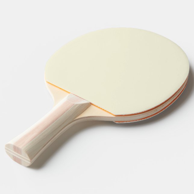 Raquete De Ping Pong Crie Seu Próprio Cor Sólida | Clássico | Elegante  (Frente inclinada)