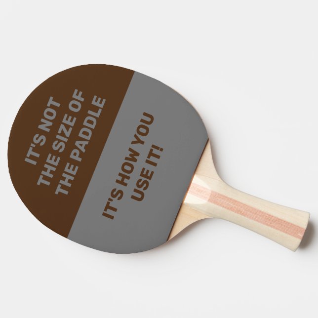 Raquete De Ping Pong Crie Seu Próprio Design Simples e Personalizado (Lateral do verso)