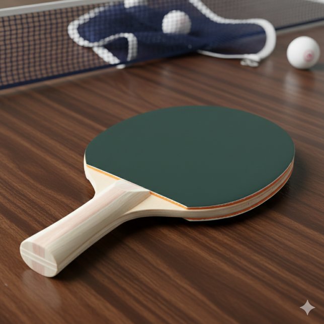 Raquete De Ping Pong Crie sua própria cor sólida | Clássica | Elegante (Criador carregado)