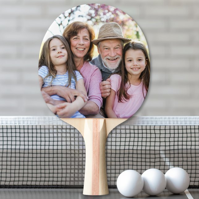 Raquete De Ping Pong Crie sua Própria Foto (Create your Own Photo Ping Pong Paddle)