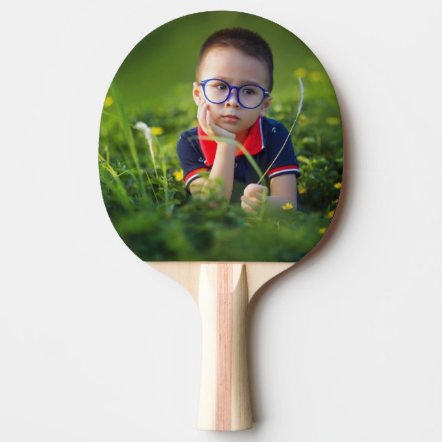 Raquete De Ping Pong Crie sua própria foto personalizada (Frente)