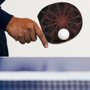 Raquete De Ping Pong Crimson Web: Dança Fractal com a aranha Redback