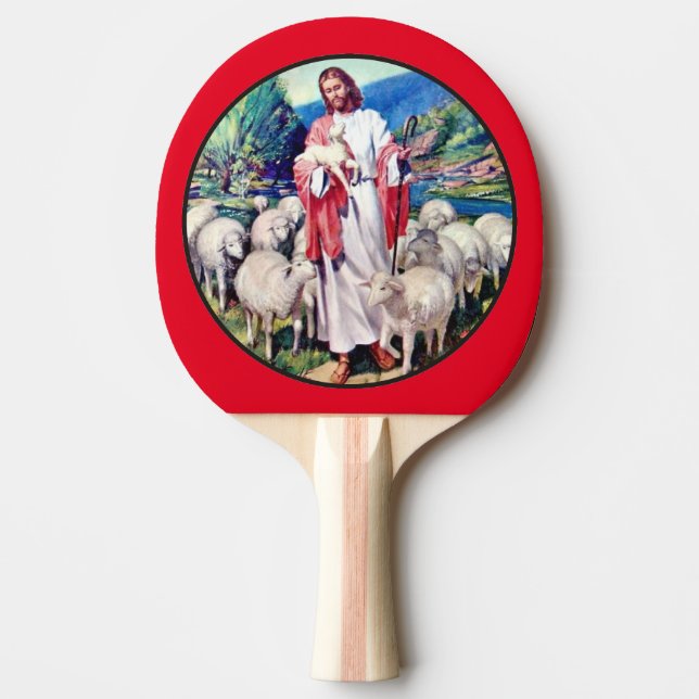 Raquete De Ping Pong Cristo (Frente)