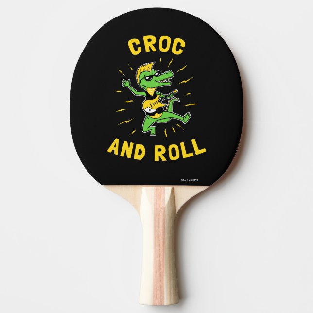 Raquete De Ping Pong Croc E Roll (Frente)