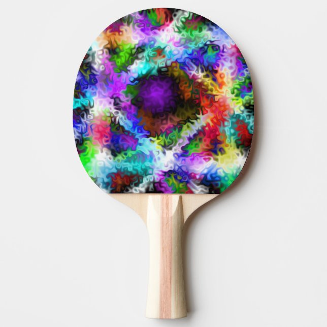 Raquete De Ping Pong Cromo 5 iridescente suave (Frente)
