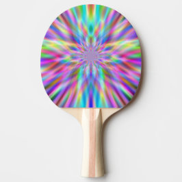 Raquete De Ping Pong Cromo Iridescente Quatro