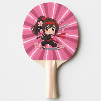 Raquete De Ping Pong Cute anime warrior blossom girl