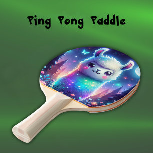 Raquete De Ping Pong Cute Llama v Tiger Holographic