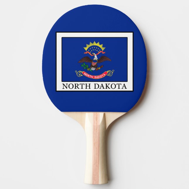 Raquete De Ping Pong Dakota do Norte (Frente)