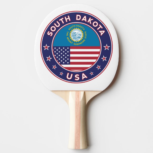 Raquete De Ping Pong Dakota do Sul (Frente)