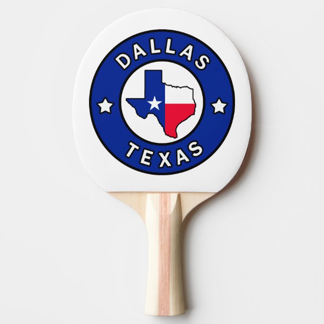 Raquete De Ping Pong Dallas Texas (Frente)