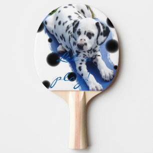 Raquete De Ping Pong Dalmatiner filhote pá de pedreiro de tênis de me