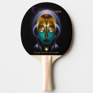 Raquete De Ping Pong Daria Cyborg Queen Ping Pong Paddle
