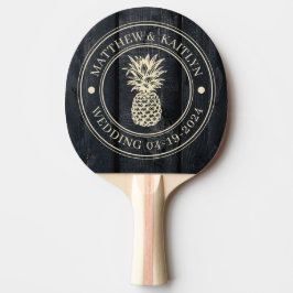 Raquete De Ping Pong Dark Burnt Wood Pineapple Wedding Names