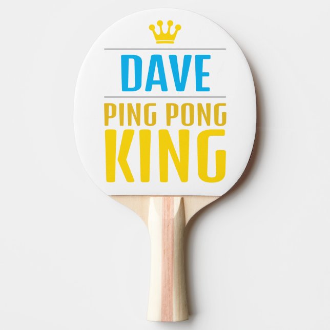 Raquete De Ping Pong Dave (Frente)