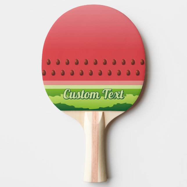 Raquete de ping pong de melancia (Frente)