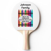 Raquete de Ping Pong de Reunião Familiar 