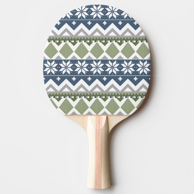 Raquete de Ping Pong de Suéter de Inverno (Frente)