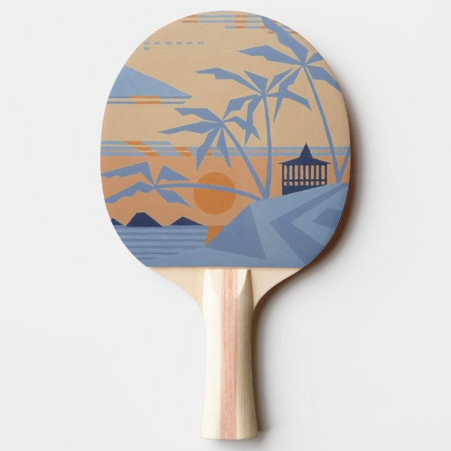 Raquete de ping pong DE TROPICS DE WARM (Verso)