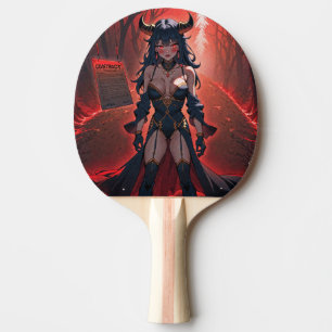 Raquete De Ping Pong Demonstrações com Contato em Cruzarias, Anime Demo