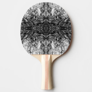 Raquete De Ping Pong Desenho de padrão de foto em preto e branco da cas