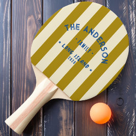 Raquete De Ping Pong Deserto Sage Striping & Family Name