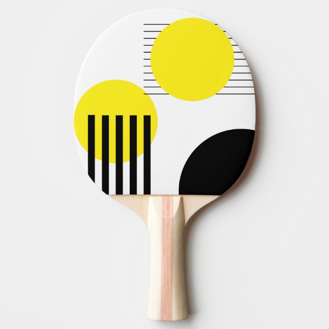 Raquete De Ping Pong Design abstrato (Frente)