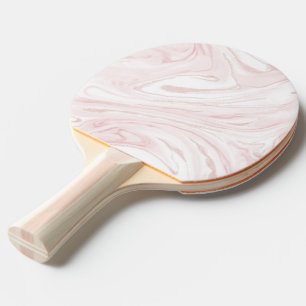 Raquete De Ping Pong Design abstrato cor-de-rosa cor-de-rosa