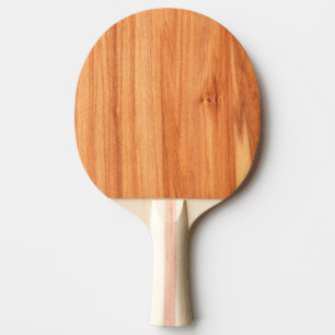 Raquete De Ping Pong Design de madeira da textura
