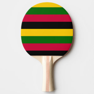 Raquete De Ping Pong Design de padrão de distribuição de cores africana
