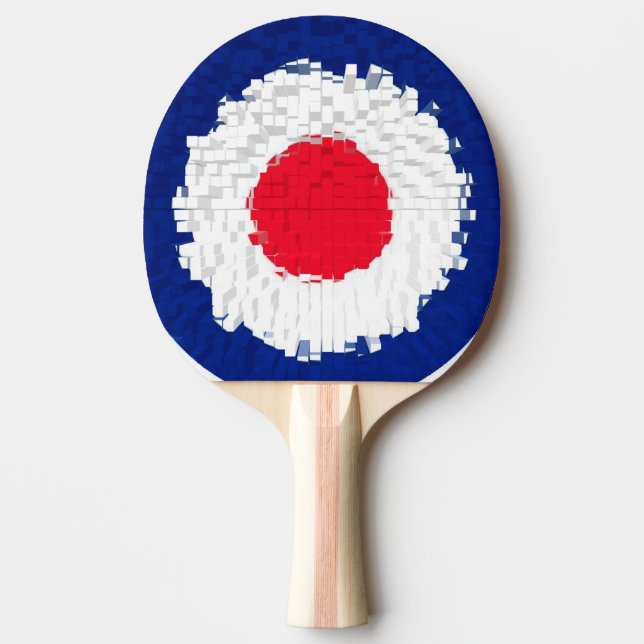 Raquete De Ping Pong Design do alvo da modificação (Frente)