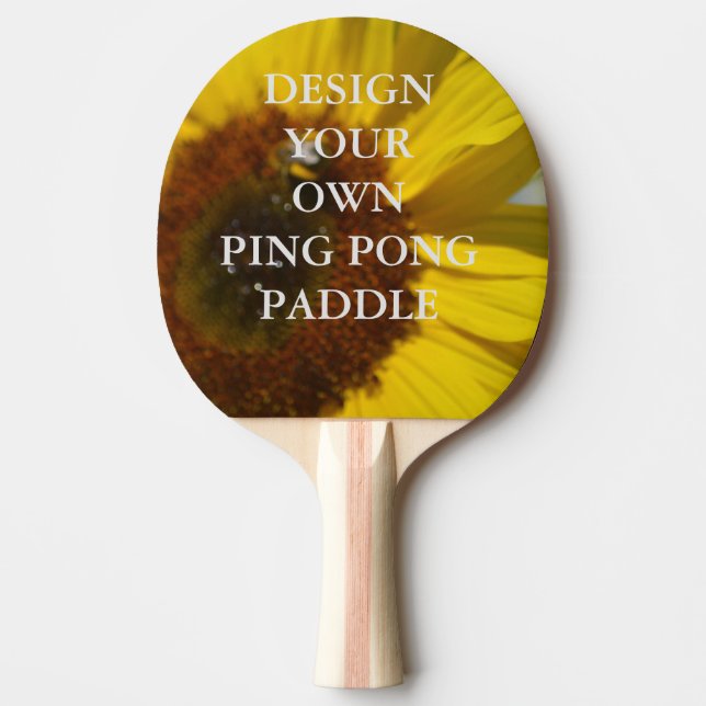 Raquete De Ping Pong Design O Seu Pino Pino Pino (Frente)