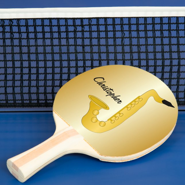 Raquete De Ping Pong Design Saxofone (Insitu)