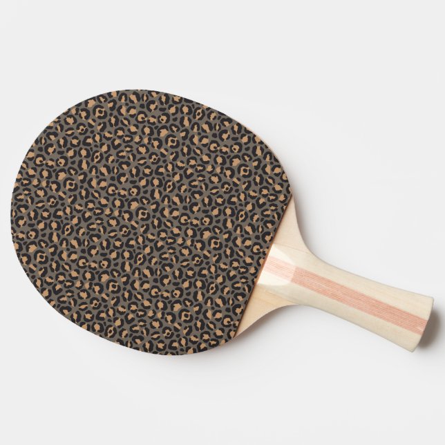 Raquete De Ping Pong Design Série Leopardo Clássico 4 (Lateral)