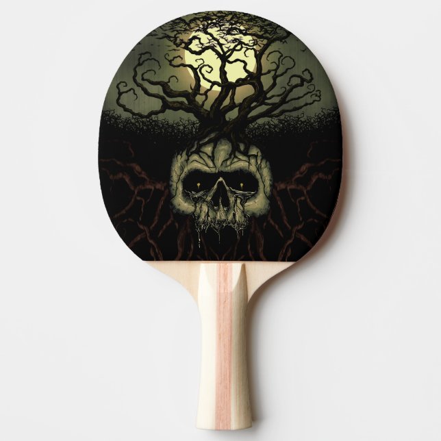 Raquete De Ping Pong Deus Árvore (Frente)