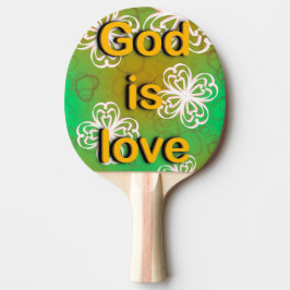 Raquete De Ping Pong Deus é amor