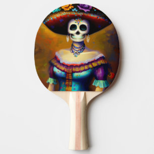 Raquete De Ping Pong Dia da Mulher Morta (1)