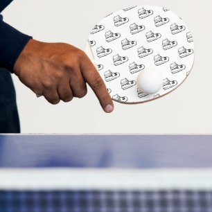 Raquete De Ping Pong Dia das Bruxas, Fantasma Branco Fofo, Doce ou Trav