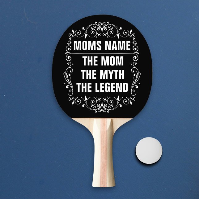 Raquete De Ping Pong Dia de as mães Personalizado (Criador carregado)