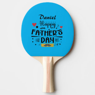 Raquete De Ping Pong Dia de os pais Feliz Pulando Sapos Corações Dor de