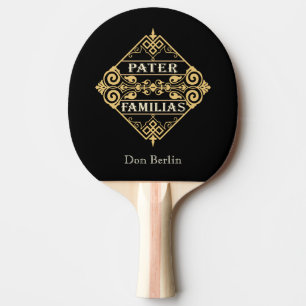 Raquete De Ping Pong Dia de os pais Pater Familias (Pai da Família)