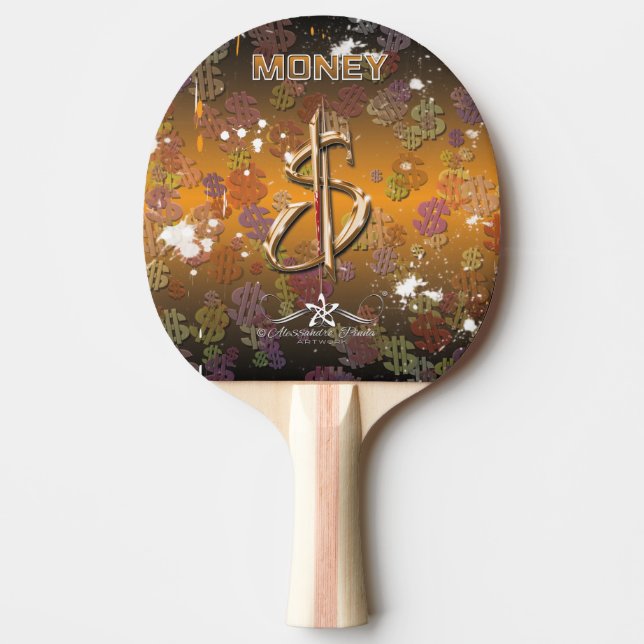 RAQUETE DE PING PONG DINHEIRO (Frente)
