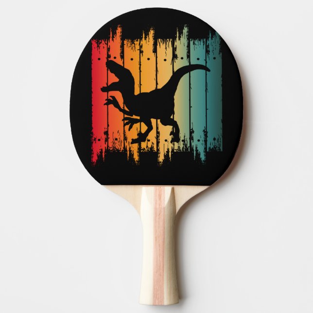 RAQUETE DE PING PONG DINOSAUR SUNSET 2 (Frente)