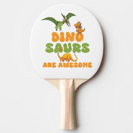 Raquete De Ping Pong Dinossauros