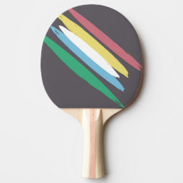 Raquete De Ping Pong Disability Pride Month Of July Awareness Colors