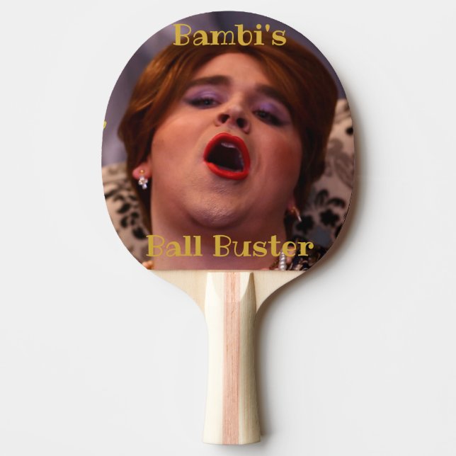Raquete de ping pong do Bambi Ball Buster (Frente)