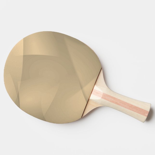 Raquete De Ping Pong Dobras Delicadas de Ouro (Lateral)
