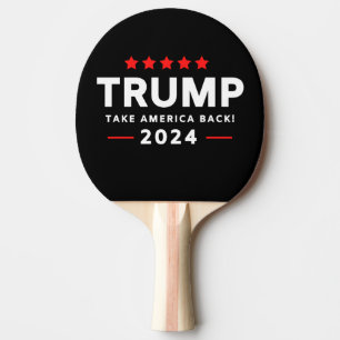 Raquete De Ping Pong Donald Trump 2024 Retire a América