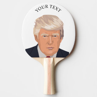 RAQUETE DE PING PONG DONALD TRUMP TÊNIS BAT (PERSONALIZAR)