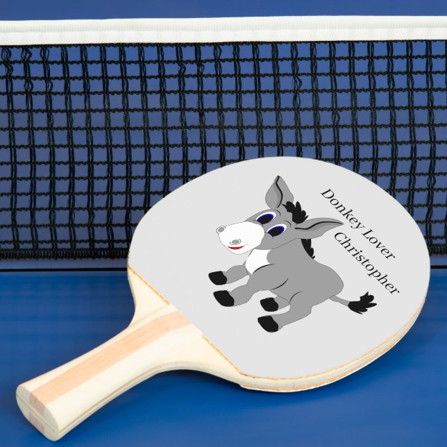 Raquete De Ping Pong Donkey Design Personalizado (Insitu)